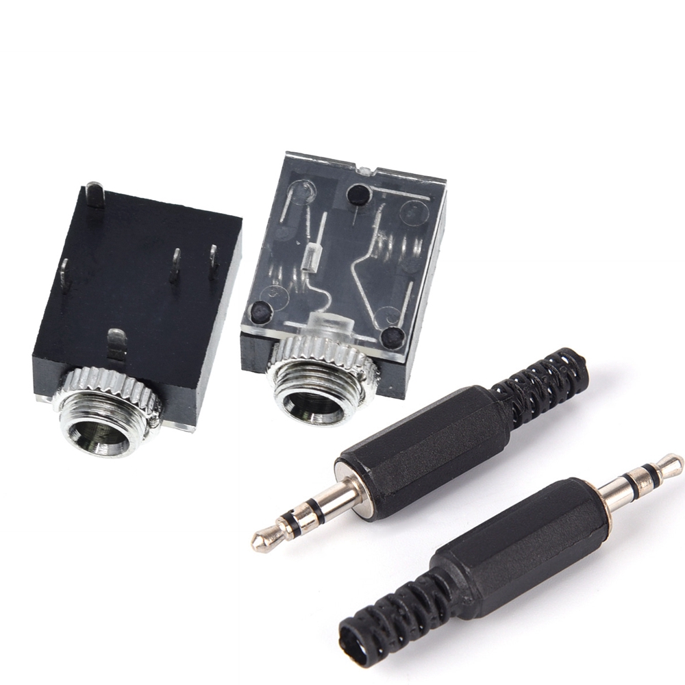 Set 10 Ổ Cắm Âm Thanh 5 Pin 3.5mm Pj-324M + 3.5mm Chuyên Dụng | BigBuy360 - bigbuy360.vn