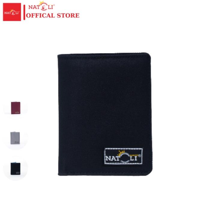 đẹp nhỏ gọn cao cấp màu đen Thương hiệu Natoli - BST Simple Vertical Wallet ®️
