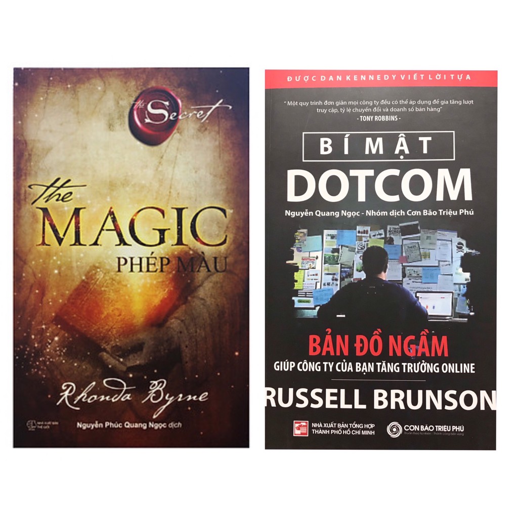 Sách - Combo Bí mật Dotcom + The magic - phép màu