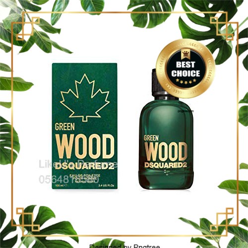 Nước hoa DSQUARED2 Green Wood Pour Homme 5ml-10ml