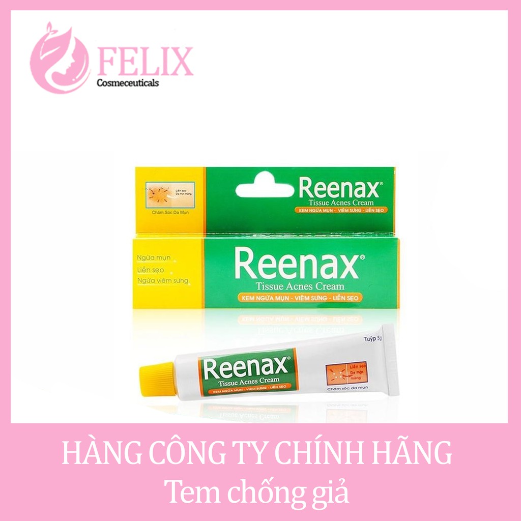 REENAX NGỪA MỤN VÀ HỖ TRỢ GIẢM VIÊM SƯNG