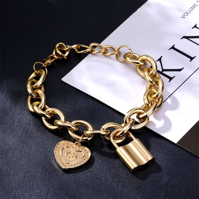 Vòng Tay Hình Trái Tim Phong Cách Cổ Điển Dành Cho Nữ | BigBuy360 - bigbuy360.vn