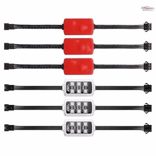 Motorcycle LED Lights 6PCS 36 LED RGB Light Kit Wireless Remote Control Motorcycle Multicolor Accent Lighting Kit