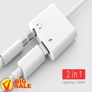 Jack-cáp chuyển đổi và chia cổng 3.5 và ip7,7plus,8,8plus ,x-tai nghe