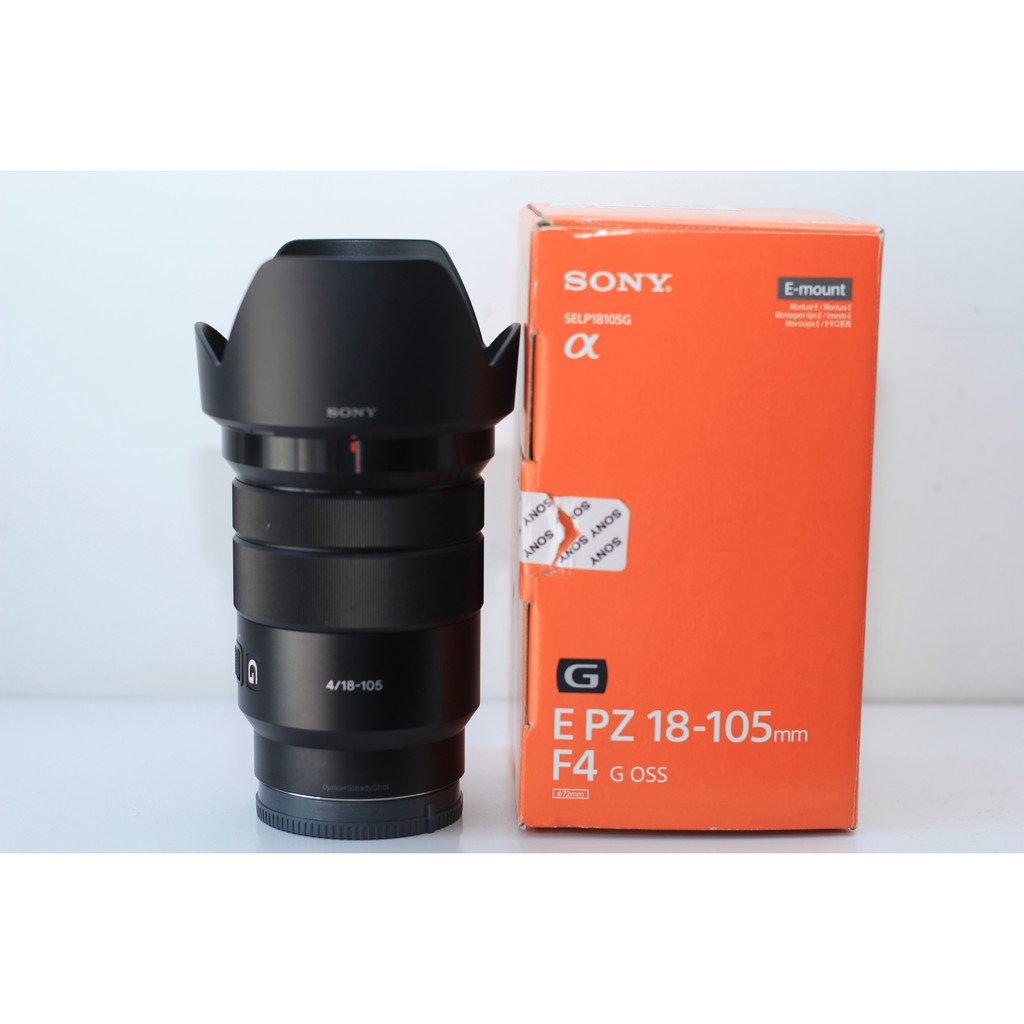 ÔNG KÍNH SONY E PZ 18-105MM F/4 G OSS  Fullbox mới 98%