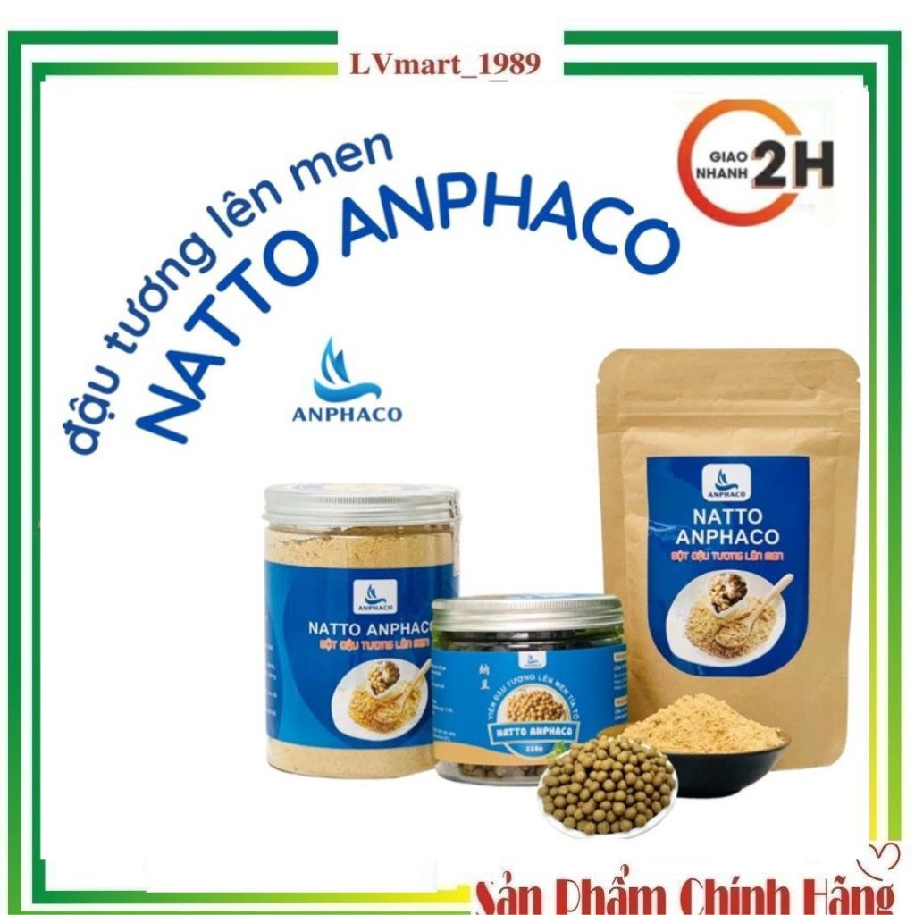 Đậu Tương Lên Men NATTO ANPHACO [Chính Hãng]