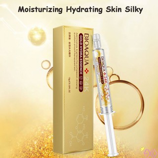 (Hàng Mới Về) Tinh Chất Vàng 24k Hyaluronic Acid Bioaqua Dưỡng Ẩm Chống Nếp Nhăn Và Lão Hóa