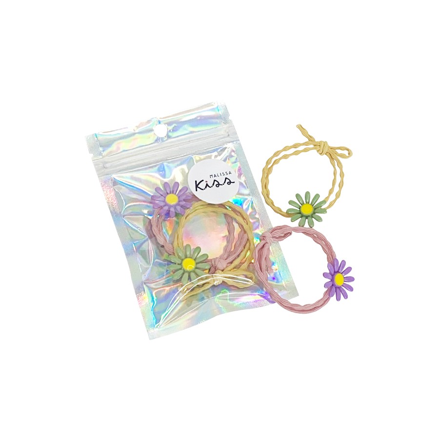 [QUÀ TẶNG KHÔNG BÁN] Set Dây Buộc Tóc Hoa Cúc  Malissa Kiss 1g | BigBuy360 - bigbuy360.vn