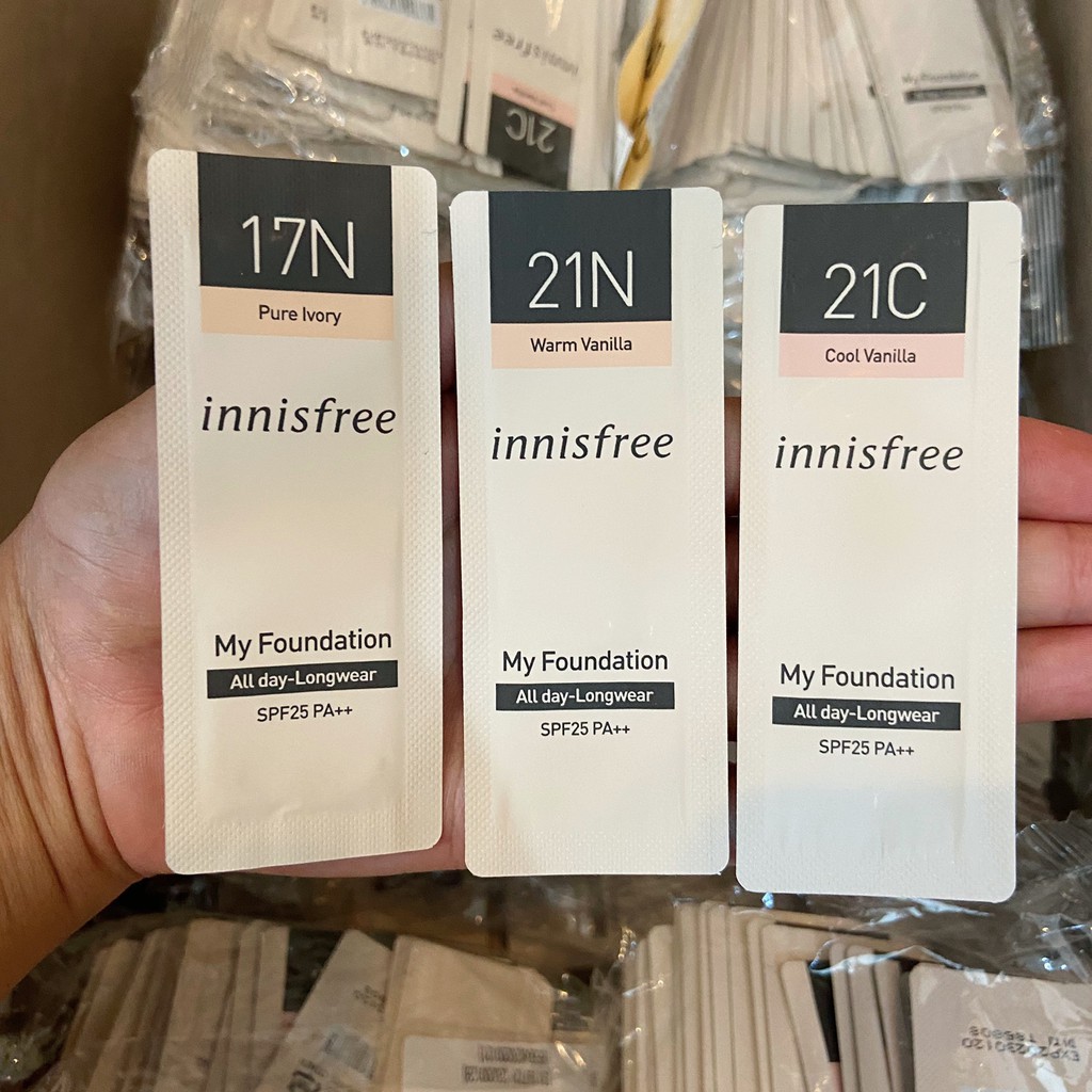 Sample Kem Nền Innisfree My Foundation All Day Long Wear SPF25/PA++ | BigBuy360 - bigbuy360.vn