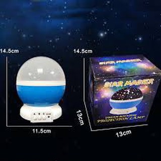 Đèn chiếu sao bầu trời xoay 360 độ