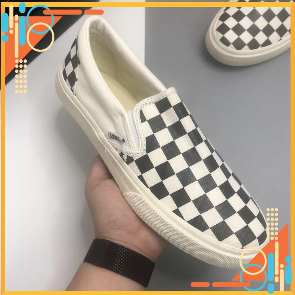 Giày Vans Slip-On Checkerbroad Cao Cấp Đi Học Đi Chơi Full Size Nam Nữ (36-43)