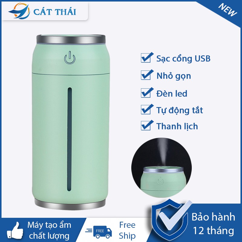 Máy tạo ẩm / Máy phun sương mini ML-BJG siêu đẹp không gây ồn có đèn led 2 chế độ tạo ẩm, tiện nghi, có cổng USB