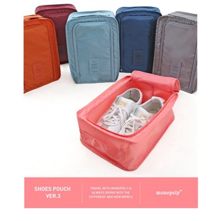 Túi Đựng Giày Du Lịch Hàn Quốc, chống thấm ngăn mùi, xếp gọn đa năng trong vali túi Bag in Bag DL05-TGiay