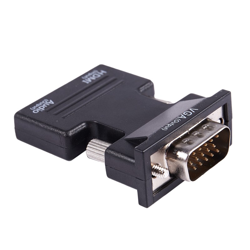 Đầu chuyển đổi từ cổng HDMI sang VGA và cổng Audio kèm cáp âm thanh