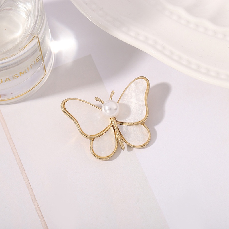 Trâm Cài Áo Hình Hoa Hồng Và Bướm Kiểu Dáng Cổ Điển