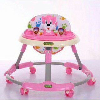 XE TẬP ĐI TRÒN CÓ NHẠC , CÓ BÀN ĂN CHO BÉ