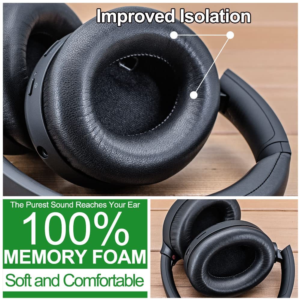 Đệm Tai Nghe Bằng Da Cừu Xốp Mềm 1000XM4 Tương Thích Với SONY WH-1000XM3 XM4 WH1000XM4