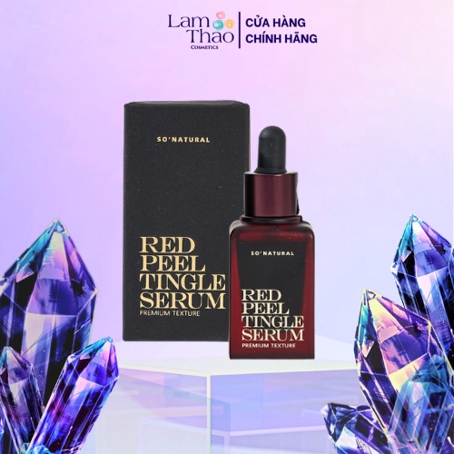 Tinh Chất Làm Mờ Thâm, Thay Da Sinh Học So'Natural Red Peel ( MÀU ĐEN )