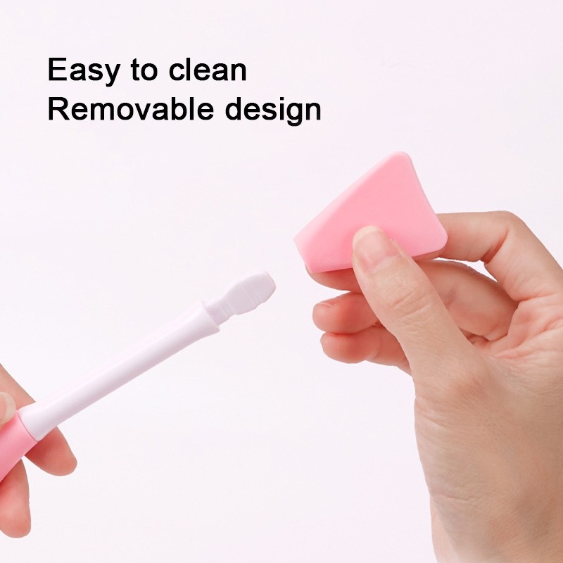 Cọ Silicone Mềm Hai Đầu Dùng Để Trộn Mặt Nạ Chăm Sóc Da