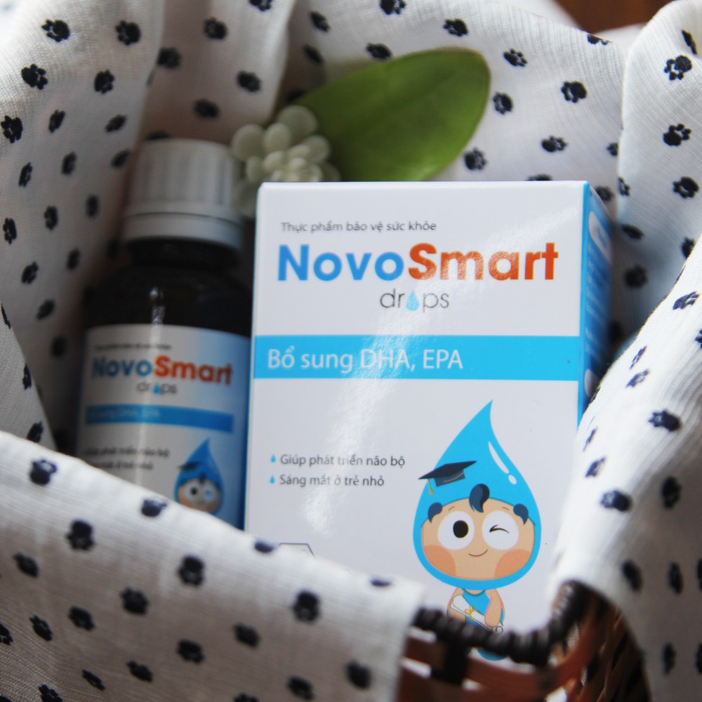 Novosmart drops – Bổ sung Omega_3 (DHA và EPA) nguyên liệu nhập khẩu từ Epax Norway AS cho trẻ thông minh hơn