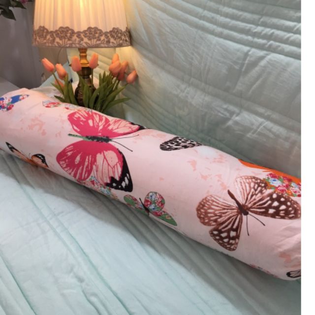 Ruột gối ôm ép hơi 1mx35cm tặng kèm vỏ gối