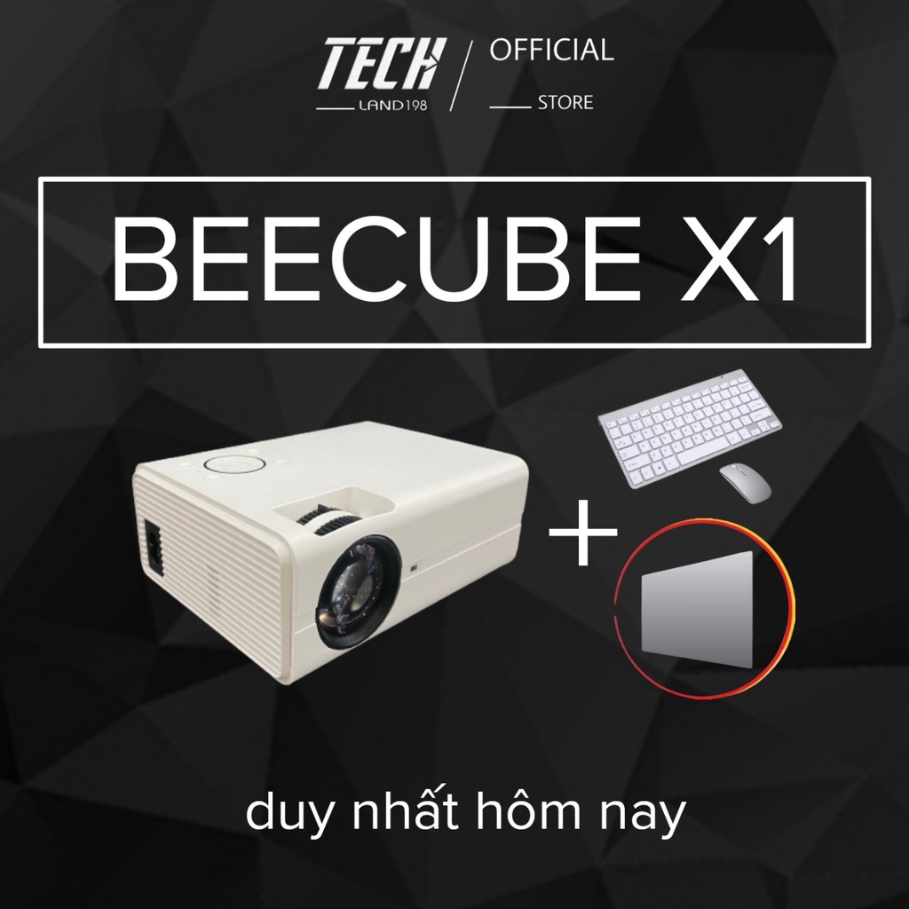 Máy chiếu android BeeCube X1 HD 720P  hàng chính hãng - tặng giá đỡ máy chiếu 300k