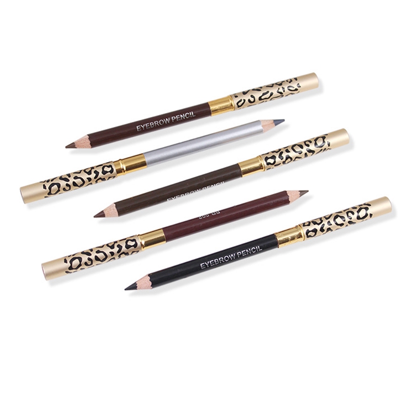 (Hàng Mới Về) Bút Chì Kẻ Lông Mày Tự Nhiên Không Thấm Nước Và Mồ Hôi Không Gây Chóng Mặt Họa Tiết Da Báo