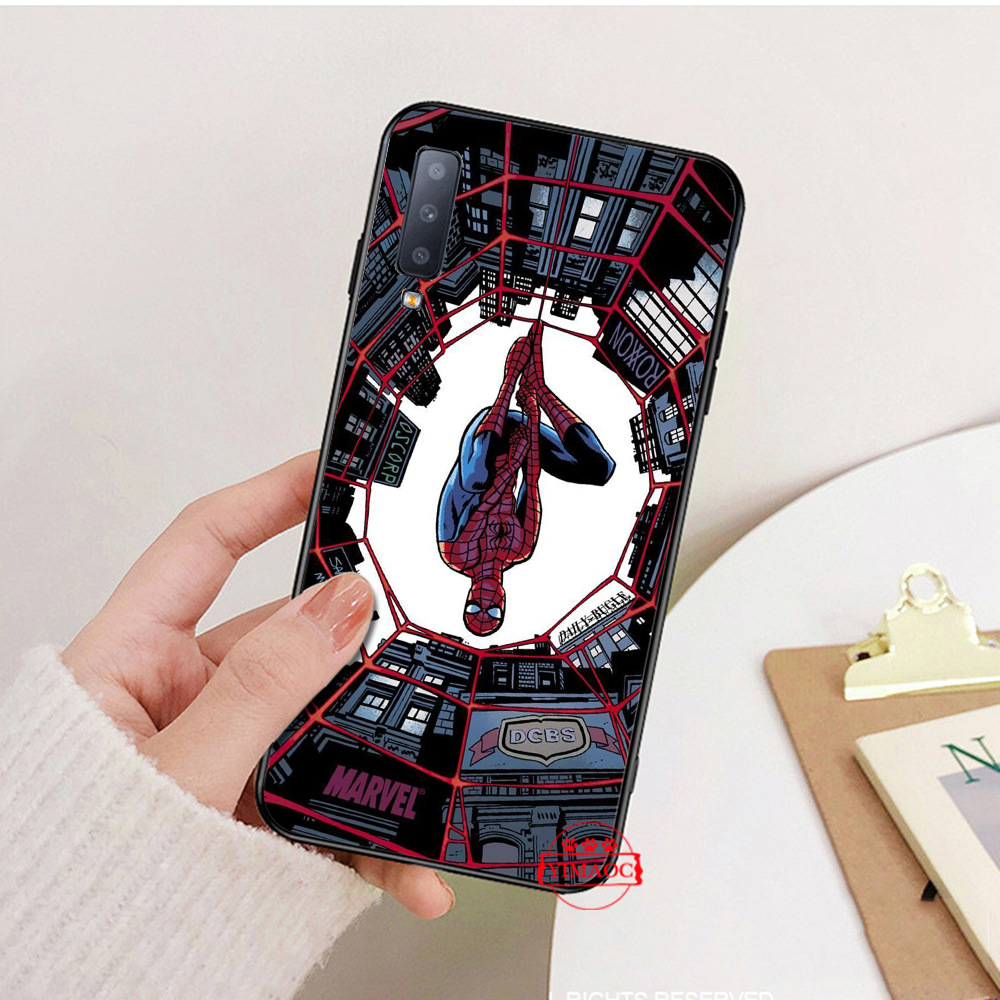 Ốp điện thoại mềm họa tiết truyện tranh anh hùng Marvel Avengers 317B cho Samsung J2 Prime J4 Plus J6 Prime J7 Pro J8