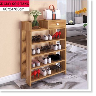 Kệ để giày dép 5 tầng bằng gỗ cao cấp