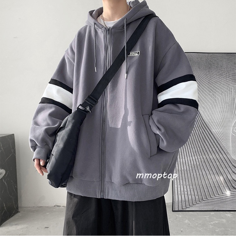 Poland_Áo Khoác Hoodie Zip Nỉ Bông 100% Mũ Hai Lớp Hàng Quảng Châu Siêu Đẹp