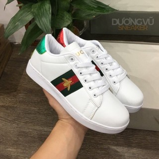 Giày thể thao nam nữ GC họa tiết ong gót 2 màu xanh đỏ Full BOX, full BILL - Dương Vũ Sneaker