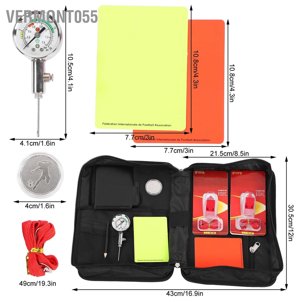 Có thể bán buôn Oxford Vải Công cụ Trọng tài Bóng đá Túi làm việc đựng Thiết bị Vermont055 Hàng giao ngay
