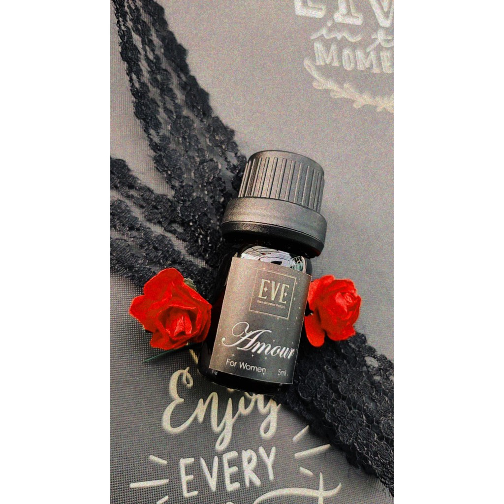 Nước Hoa Cô Bé Bím AMOUR 5ml Lưu Hương Thơm Lâu - Nước Hoa Vùng Kín Nữ Chính Hãng EVE Eau de Inner Parfum (Có che tên) | Thế Giới Skin Care