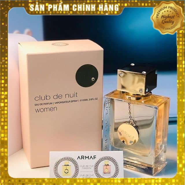 [Chính Hãng] Nước Hoa NỮ CLUB DE NUIT FOR WOMEN full 105ml - 10ml [MAZU]