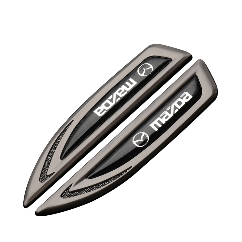 FENDER Bộ 2 Miếng Dán Trang Trí Chắn Bùn Xe Hơi Mazda Cx8 Rx8 Bt50 Cx7 Cx30