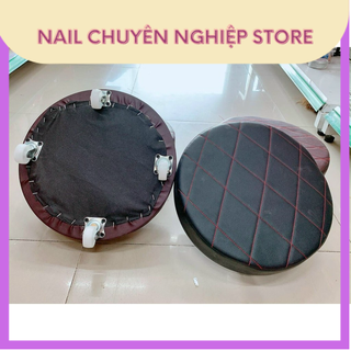 GHẾ BỆT XOAY TRÒN CÓ BÁNH XE