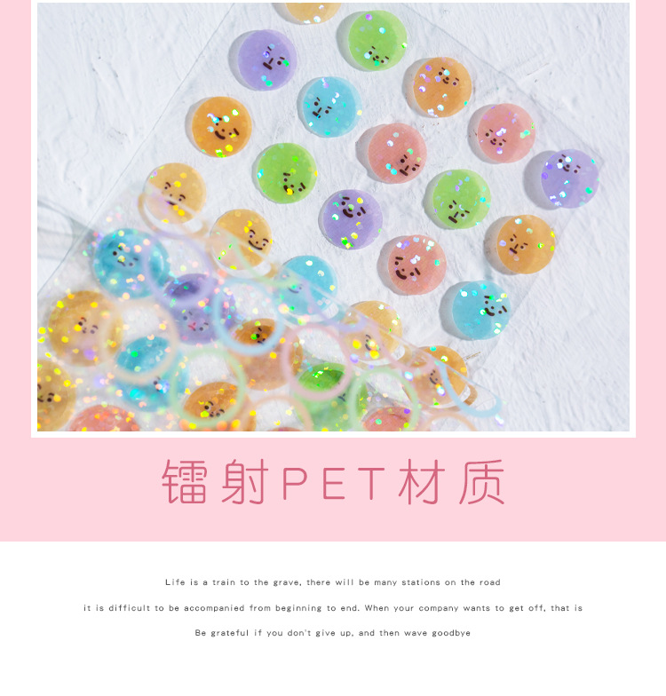 Nhãn Dán Trang Trí Sổ Tay Nhiều Màu Sắc