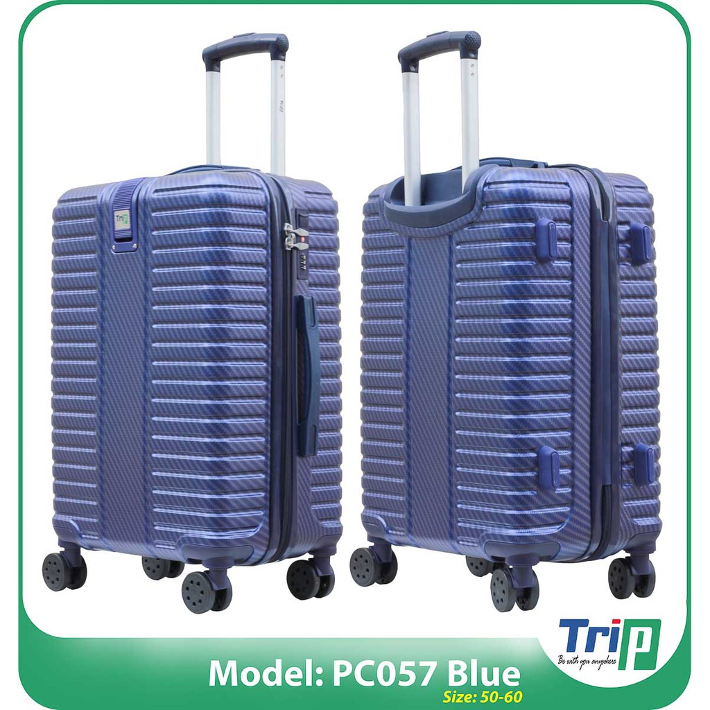 Vali Chống Trộm TRIP PC057 - Size 22inch - Màu Xanh Dương