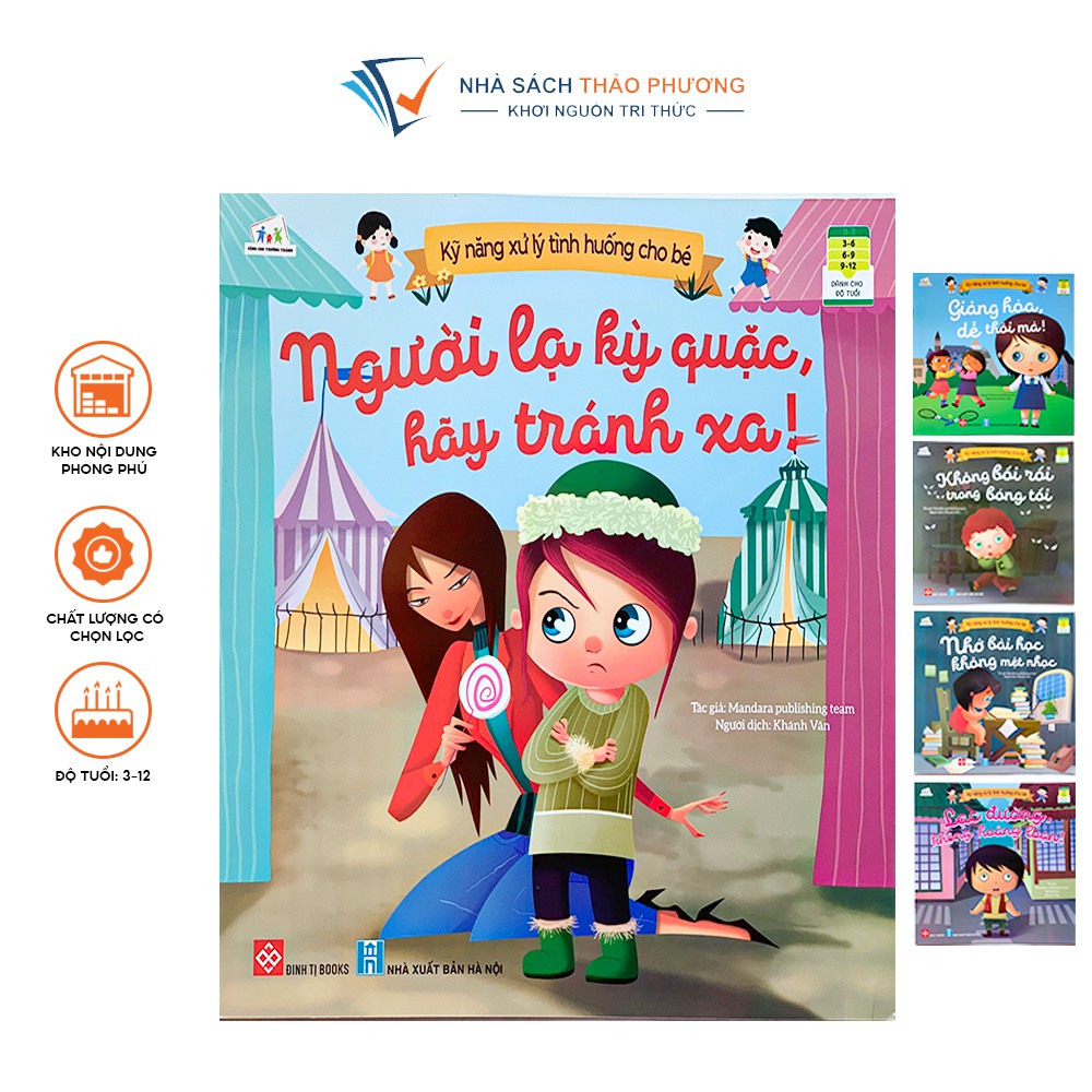 Sách - Kỹ năng xử lý tình huống cho bé hướng dẫn giải quyết vấn đề (Combo 5 cuốn)