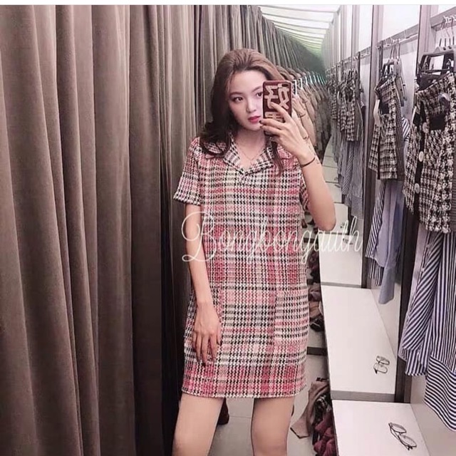 Váy dạ Zara + 2% phí shopee