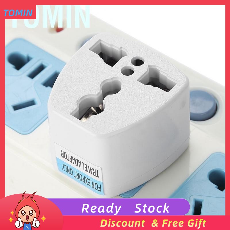 [Ready Stock]Tomin Adapter Plug  Travel Power UK EU AU To US Conversion Electrical