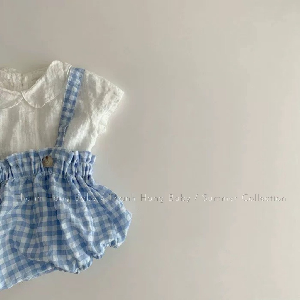 Body yếm thô đũi cho bé gái , yếm cho bé gái thanh hằng baby 5 - 13 Kg