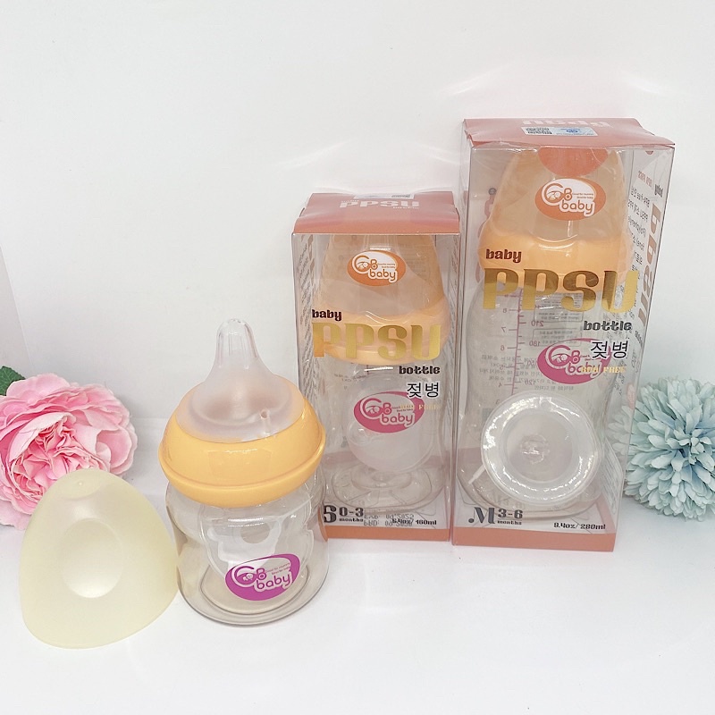 (Hàng chính hãng) Bình sữa PPSU GB Baby Hàn Quốc 80ml/120ml/160ml/270ml/280ml(hàng chính hãng)