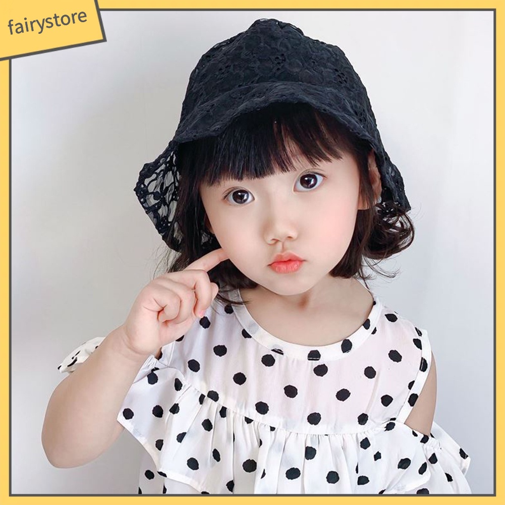 Mũ Ren Hoa Xinh Xắn Cho Bé Gái