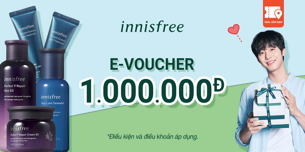 E-Voucher Innisfree trị giá 1.000.000đ