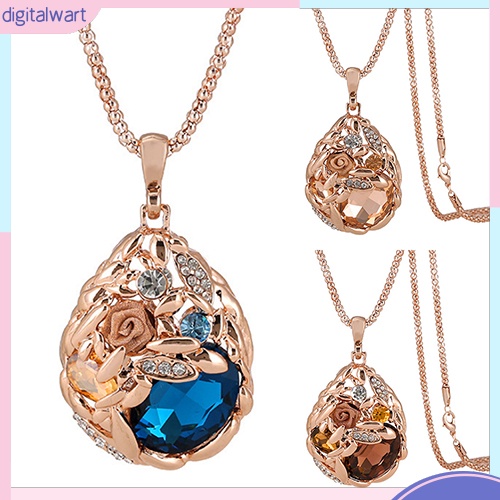 Dây Chuyền Nữ Trang Mặt Giọt Nước Độc Đáo