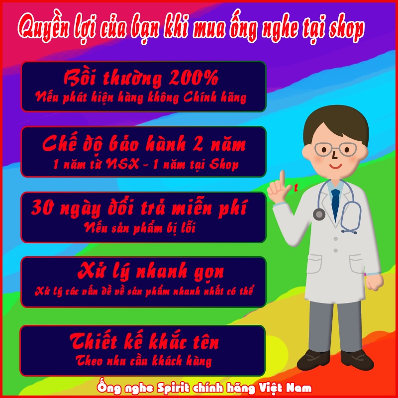 Ống nghe Spirit CK-601P