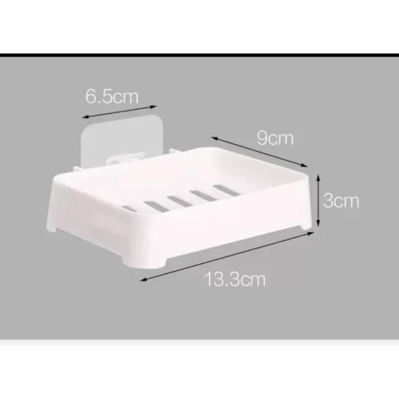 [Kho sỉ]  Khay đựng xà phòng, xà bông dính cường lực siêu chắc 0463