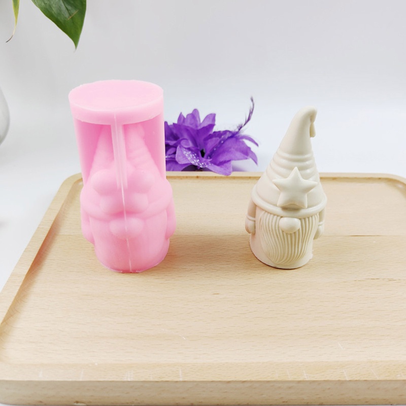 Khuôn Silicone Làm Bánh Hình Ông Già Noel 3D