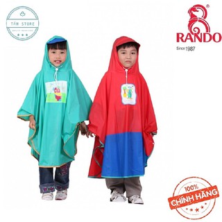 [GIAO HÀNG NGẪU NHIÊN]Áo mưa Rando Pocho bướm trẻ em size số 2 tương đương 5-6 Tuổi cao cấp